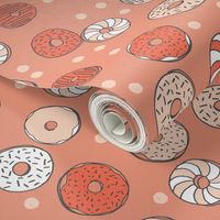 donut // sweets doughnuts bakery sweets food illustration fabric