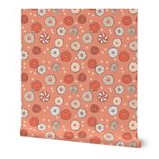 donut // sweets doughnuts bakery sweets food illustration fabric