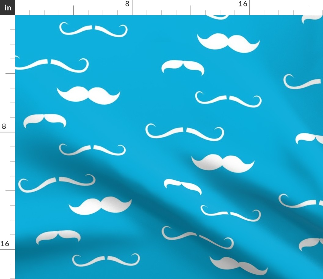 Blue Mustaches