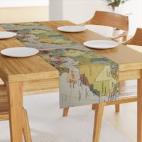 42" Africa map, yard