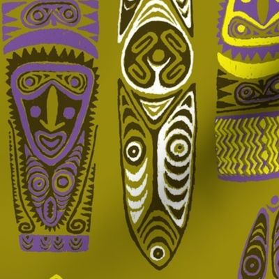 New Guinea Masks 2d