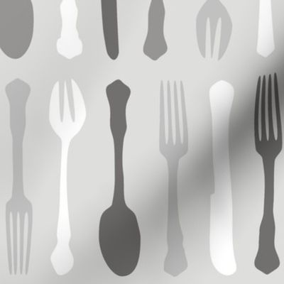 Cutlery Greyscale