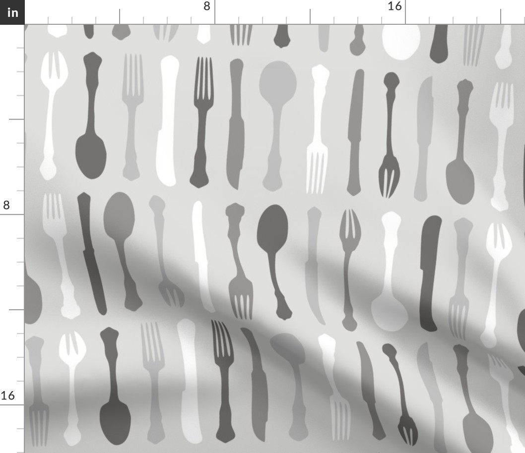 Cutlery Greyscale