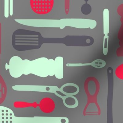 Utensils Spoonflower Contest