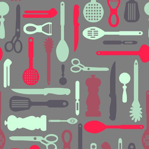 Utensils Spoonflower Contest