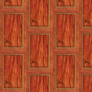 Rosewood Panel ~ Trompe l'Oeil
