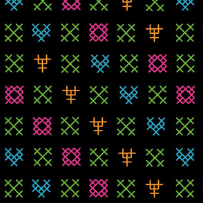 Aztec_Design_-_Cross_Stitch_-_Multicolor