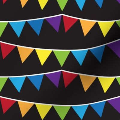 Rainbow Bunting (Black)