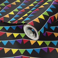 Rainbow Bunting (Black)