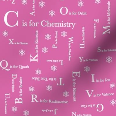 C is for Chemistry (Pink)
