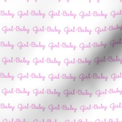 Baby Girl Stripe (White)