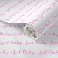 Baby Girl Stripe (White)