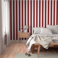 Large Vertical Red Stripe