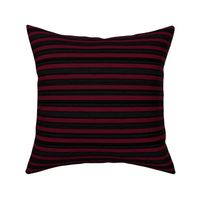 Dark Red and Black Parisian Steam Punk Stripe