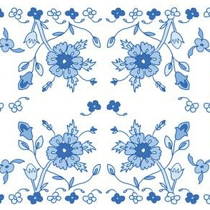 Persian Floral in Blue