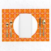 Squircle Lock ~ Candy Corn ~ Galante and White on Marquise ~ Halloween 