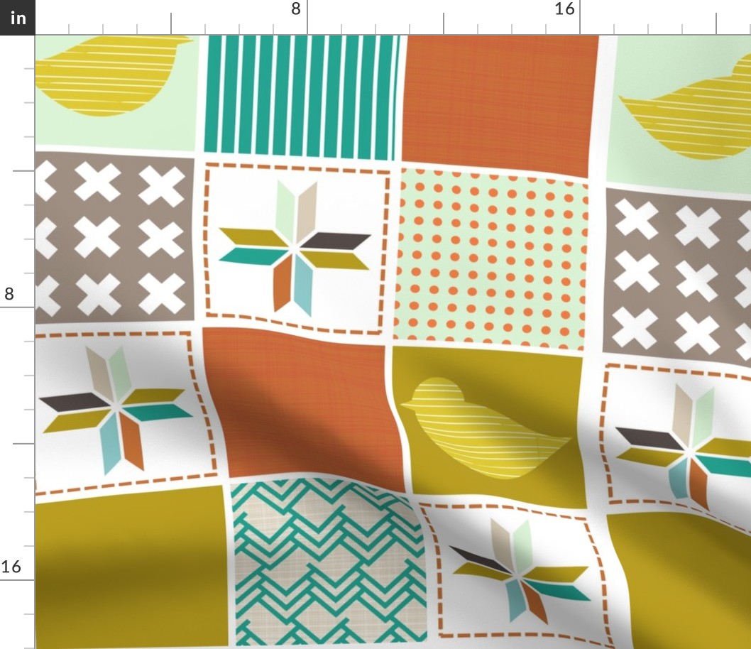 Cross Hatch Baby Quilt