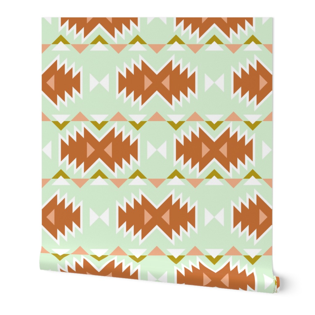 Orange Mint Kilim