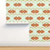 Orange Mint Kilim