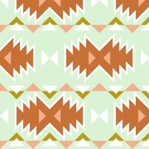 Orange Mint Kilim