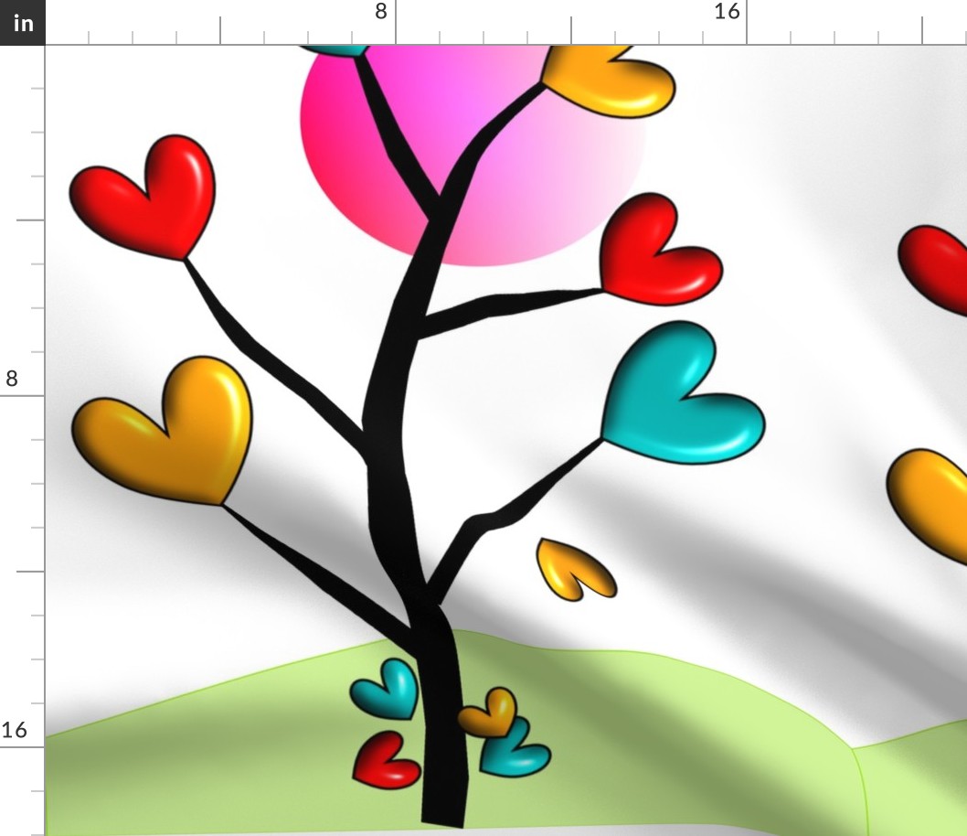 Whimsical Hearts Tree