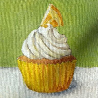 Painted Cupcakes 8"