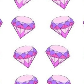 diamond purple and pink 