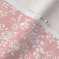 Elaine Rose Stencil in peony pink