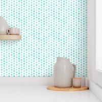 Watercolor Dots: Pale Turquoise