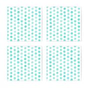 Watercolor Dots: Pale Turquoise