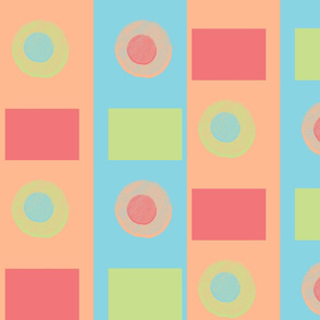 Swing Off-Kilter Circles and Squares on Stripes