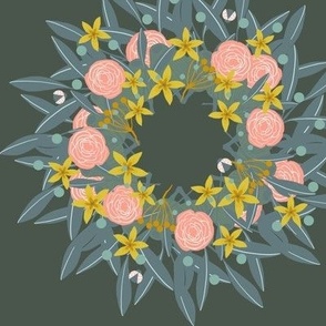 Spring Botanical wreath