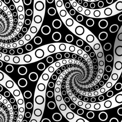 03169233 : tentacles : black + white