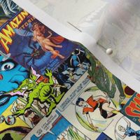 Vintage Sci-Fi Comics collage #1