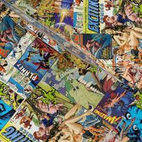 Vintage Sci-Fi Comics collage #1