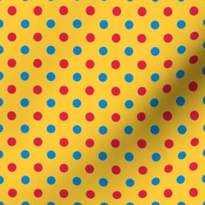 Medium dots -carnival colors