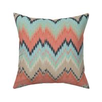 Custom Ikat Chevron