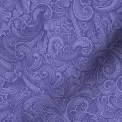 Engraved Swirls 7 Periwinkle