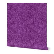 Engraved Swirls 12 Purple