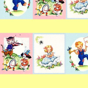 kids nursery rhymes toddlers children miss muffet little boys blue cats kittens kitten dogs puppies puppy fiddle diddle spoons horns dishes dish