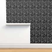 Black and White Abstract Dots