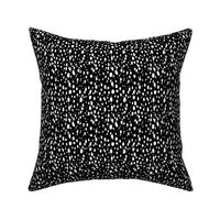 Black and White Abstract Dots