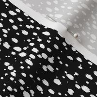 Black and White Abstract Dots