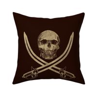 Mouldering Ol' Jolly Roger Pirate Flag