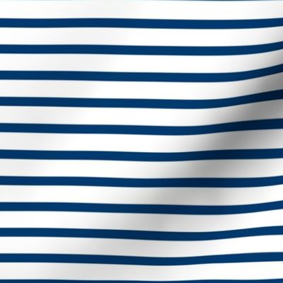 Sailor Stripes Navy on White