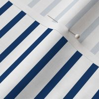 Sailor Stripes Navy on White