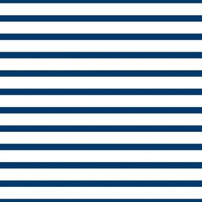 Sailor Stripes Navy on White
