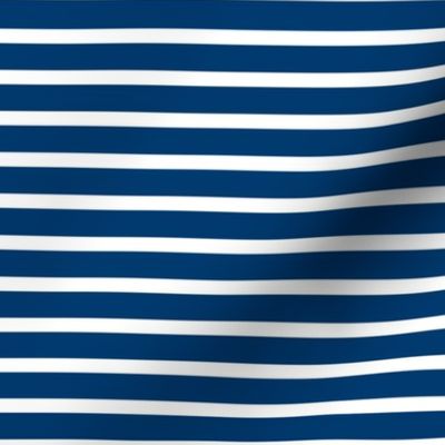 Sailor Stripes White on Navy