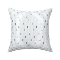 Sailor Anchors Navy on White