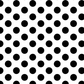 black dots on white large